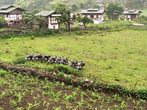 motor bike tour bhutan